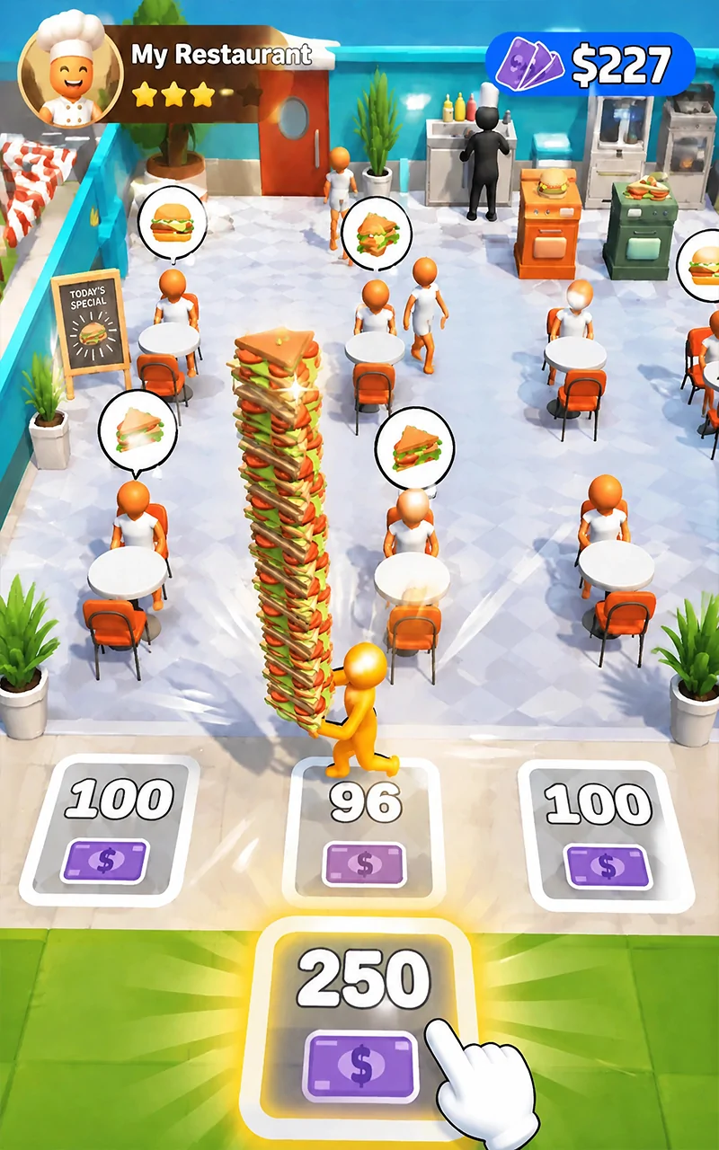 Expanding the restaurant layout