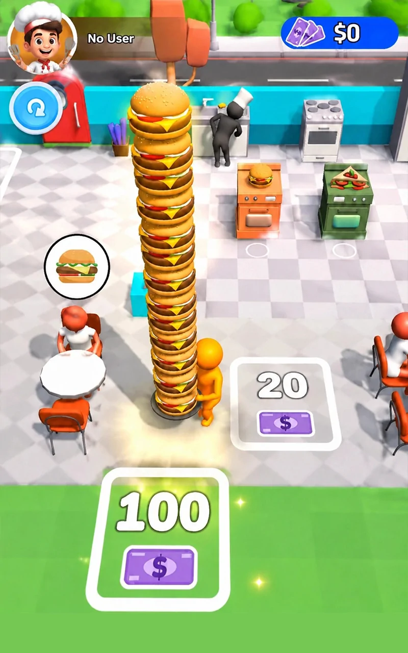 Bistro Run kitchen progression gameplay